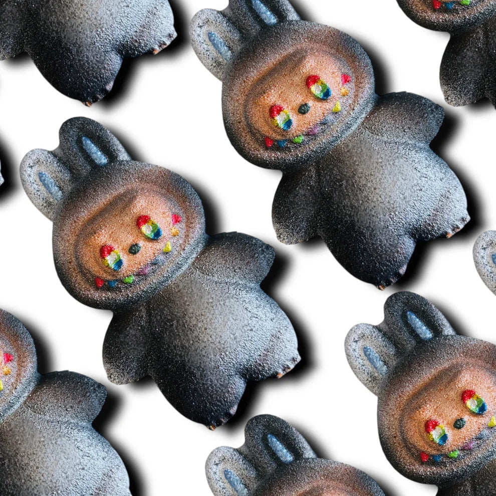 Labubu inspired bath bomb