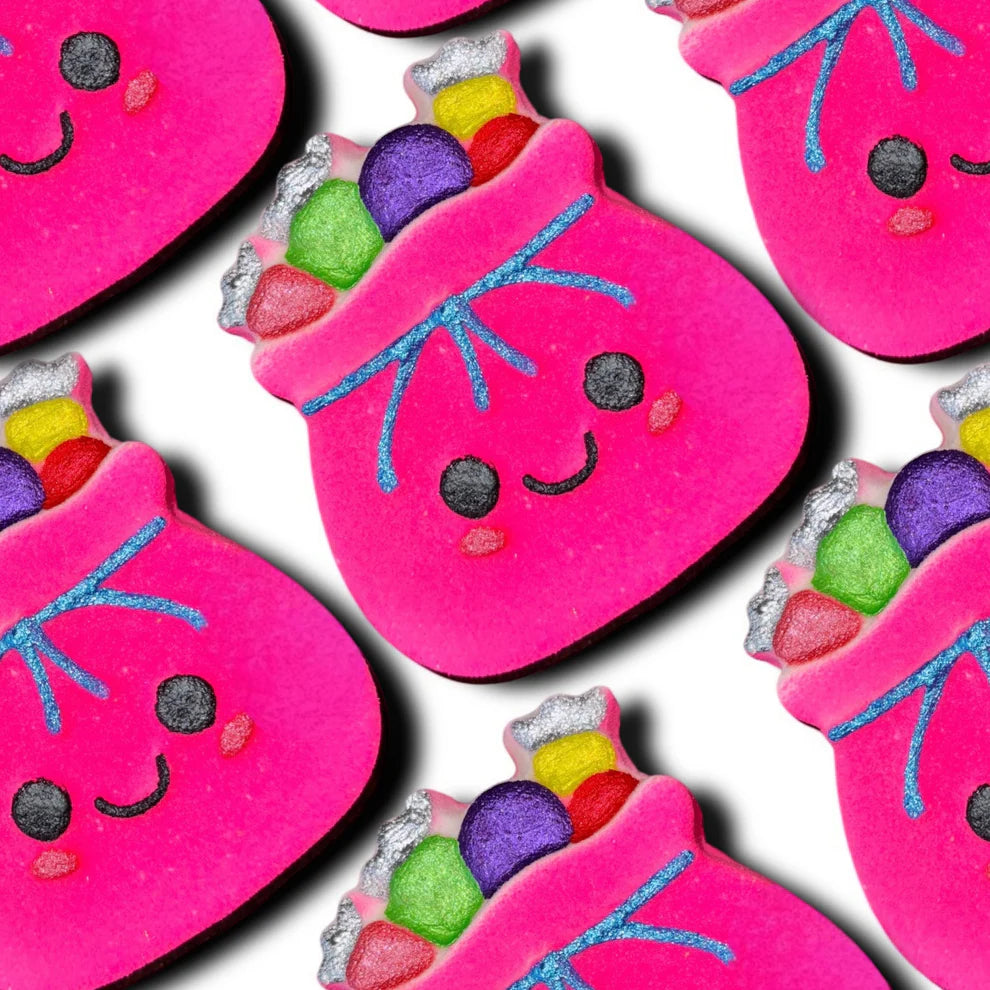 Sweet bag bath bomb