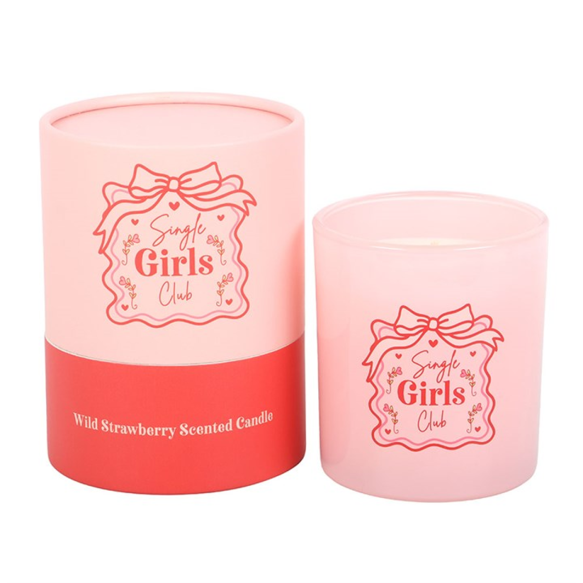 Single Girls Club Wild Strawberry Candle