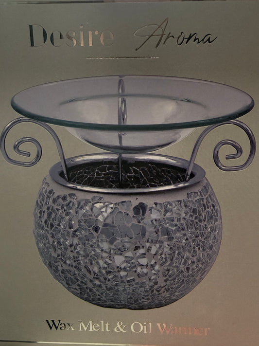 Crackle wax melt burner