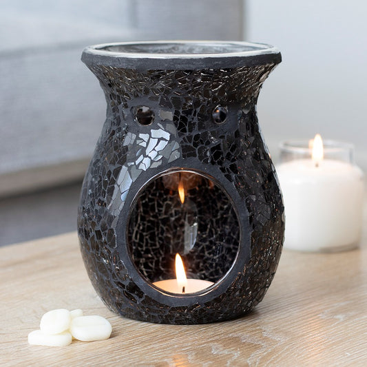 Black crackle burner