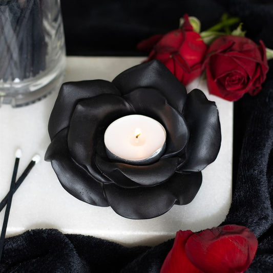 Black Rose Oil Burner and Wax Warmer
