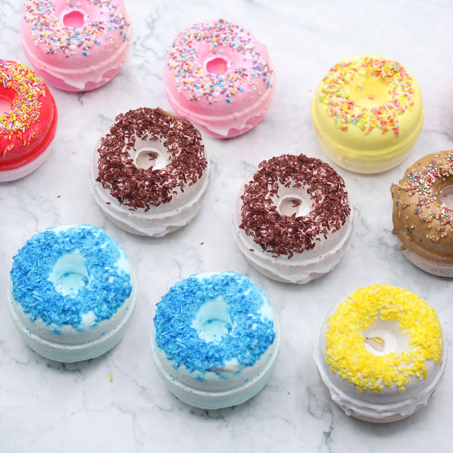 Donut bath fizzer