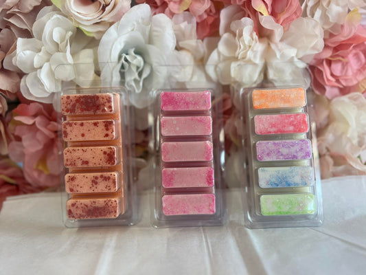Wax melt clamshells