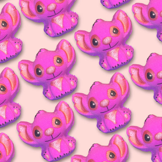 stitch inspired bath bomb